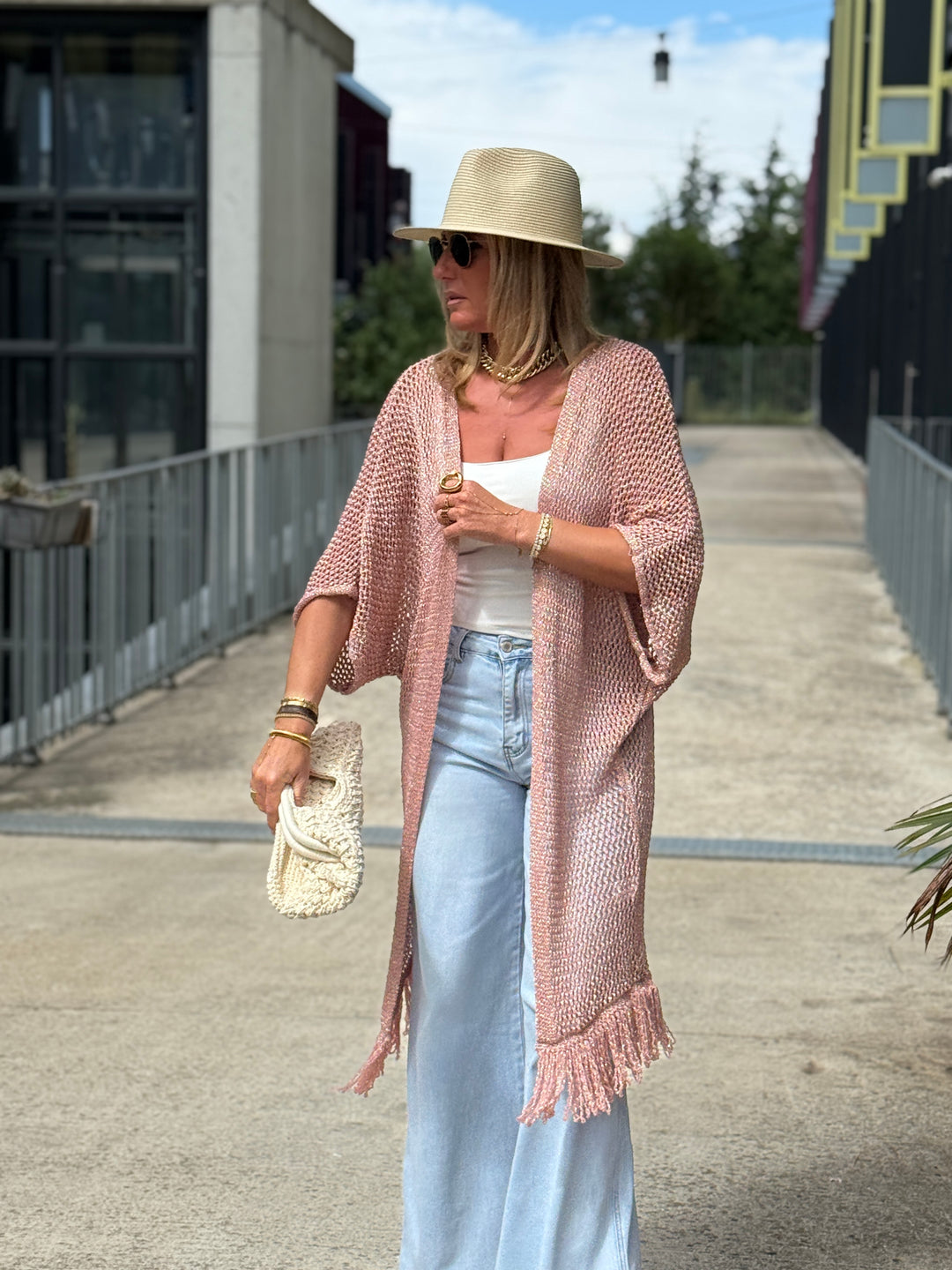 Kimono Crochet FRANGE 9032