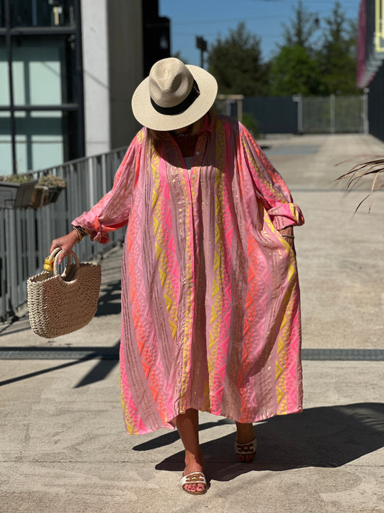 Robe JOLENE BIANCA Rose S/S25
