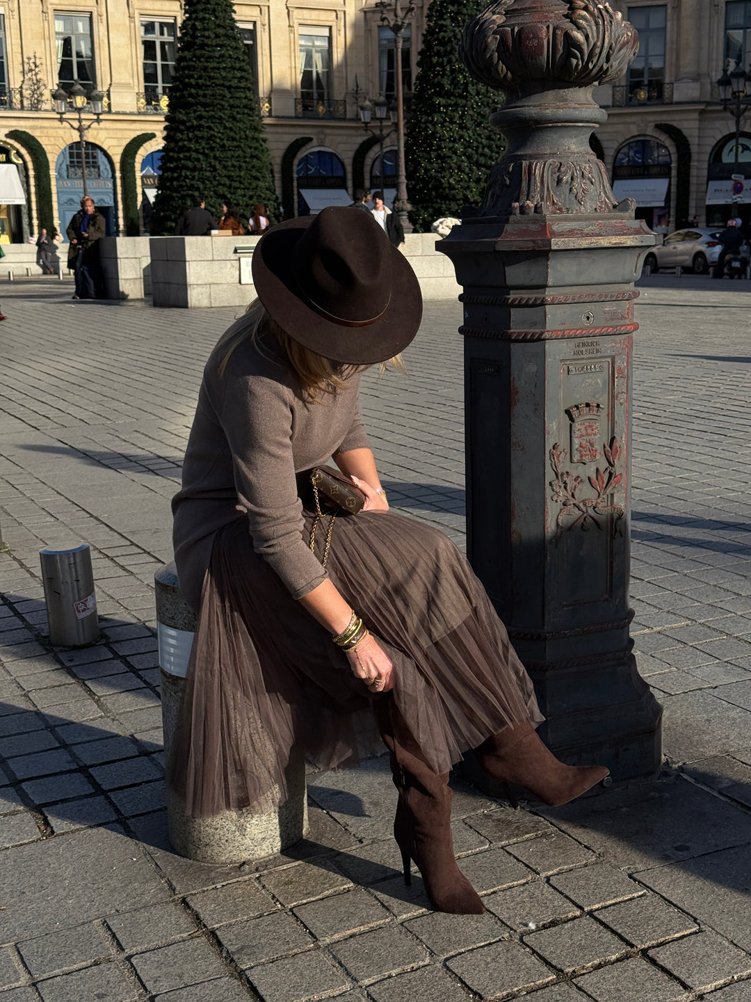 Pull Robe fente coté voile 2315