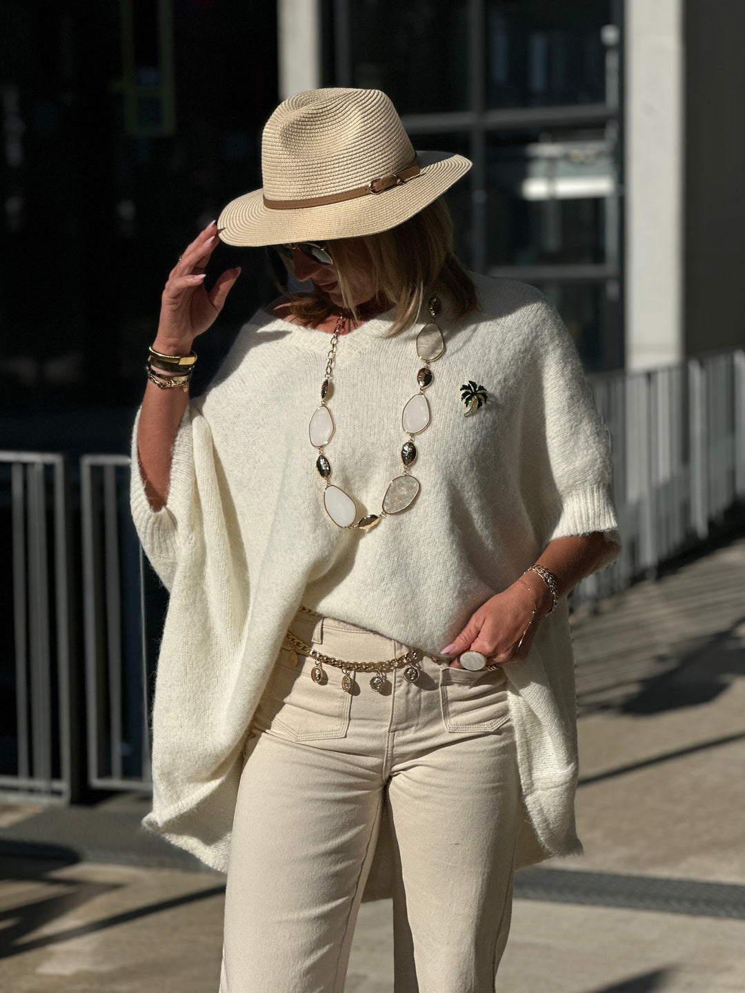 Pull sans manche 7619