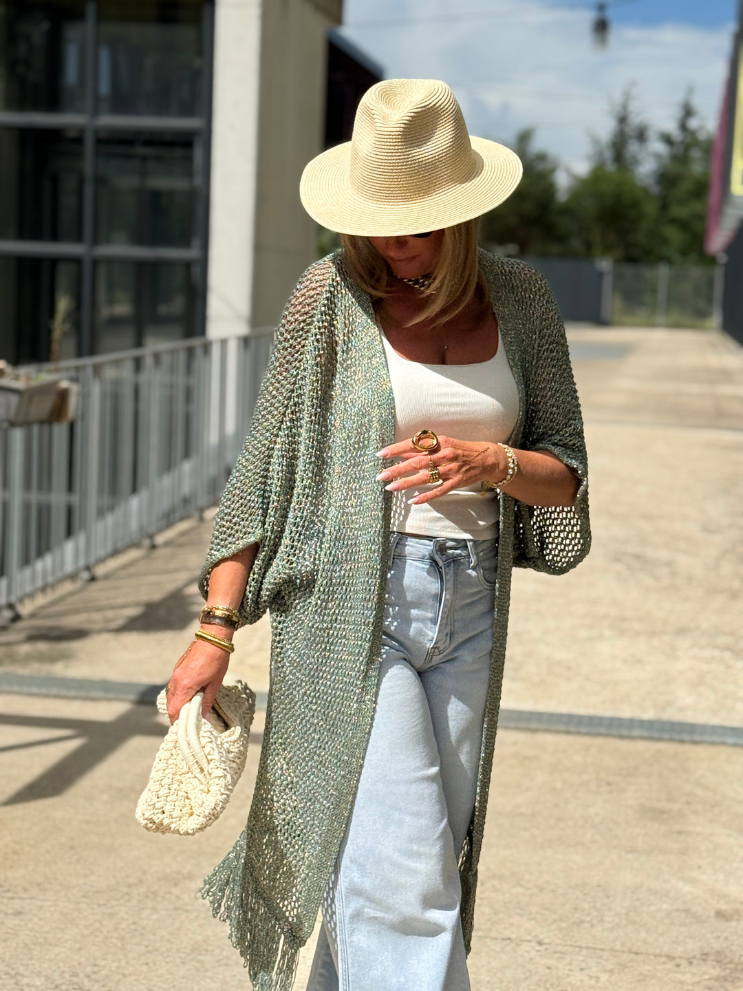 Kimono Crochet FRANGE 9032