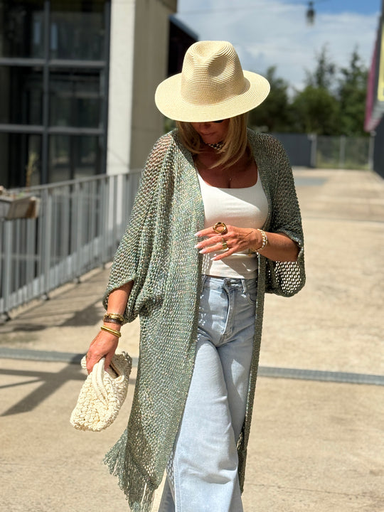 Kimono Crochet FRANGE 9032