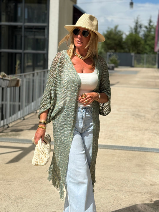 Kimono Crochet FRANGE 9032
