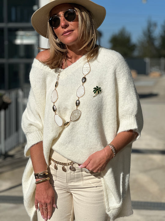 Pull sans manche 7619