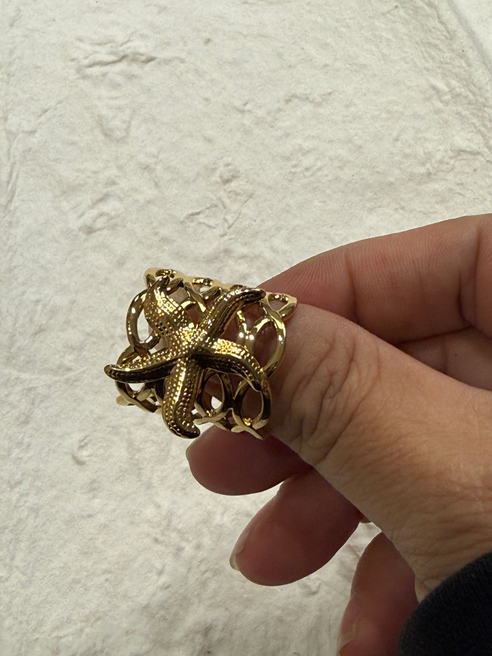 Bague étoile de mer