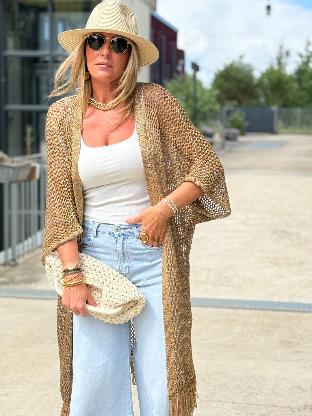Kimono Crochet FRANGE 9032
