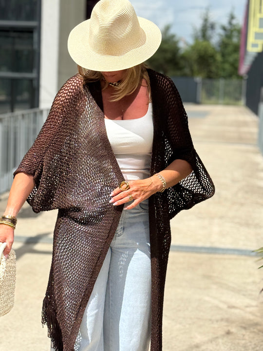 Kimono Crochet FRANGE 9032