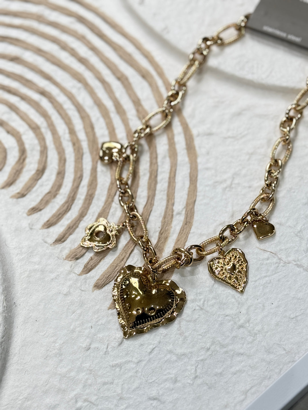 Collier multi coeurs