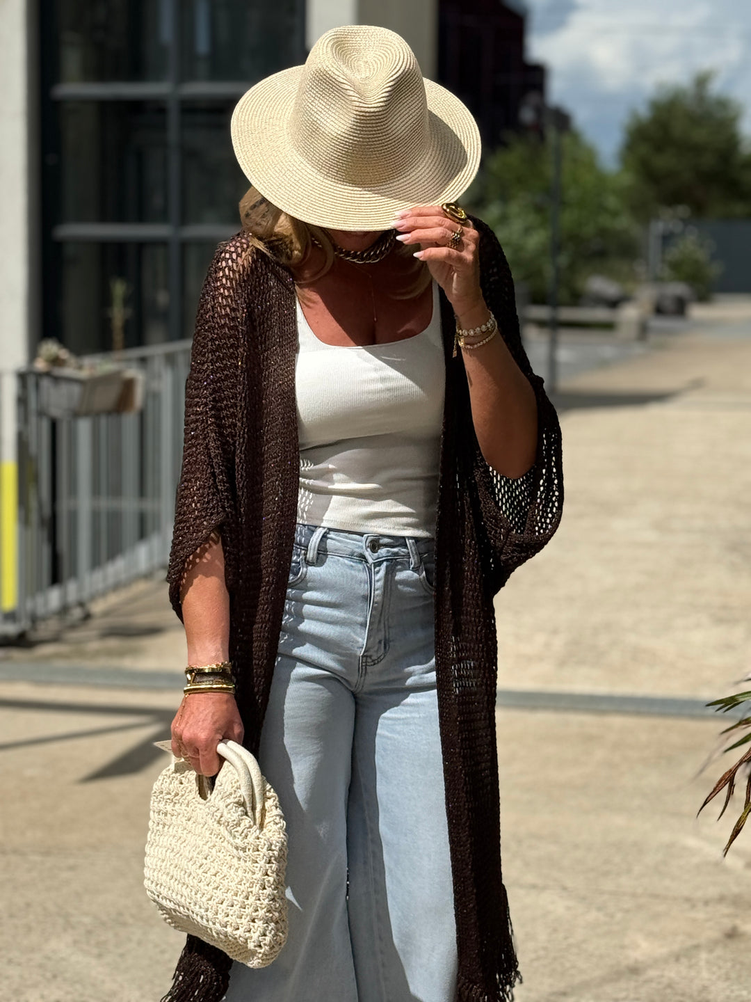 Kimono Crochet FRANGE 9032