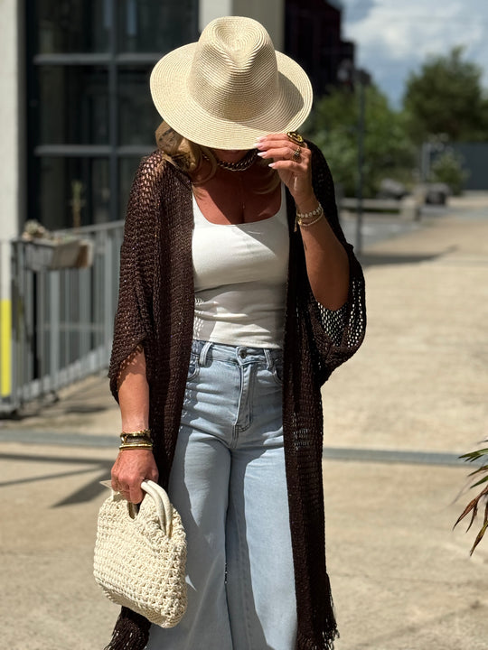 Kimono Crochet FRANGE 9032