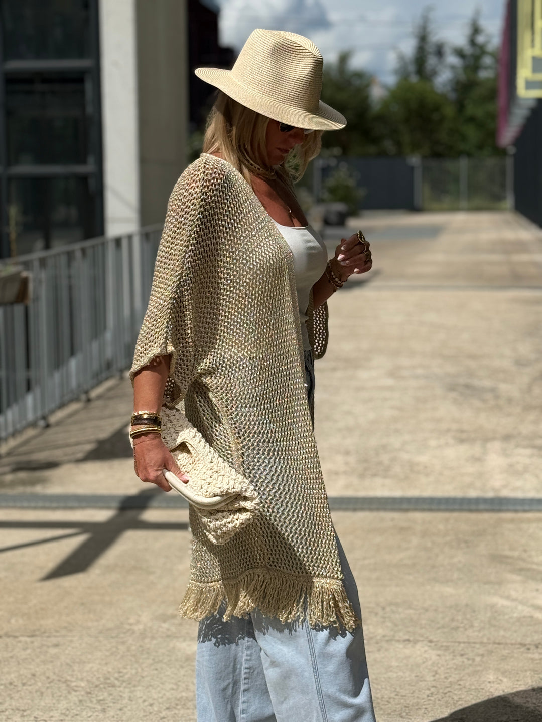 Kimono Crochet FRANGE 9032
