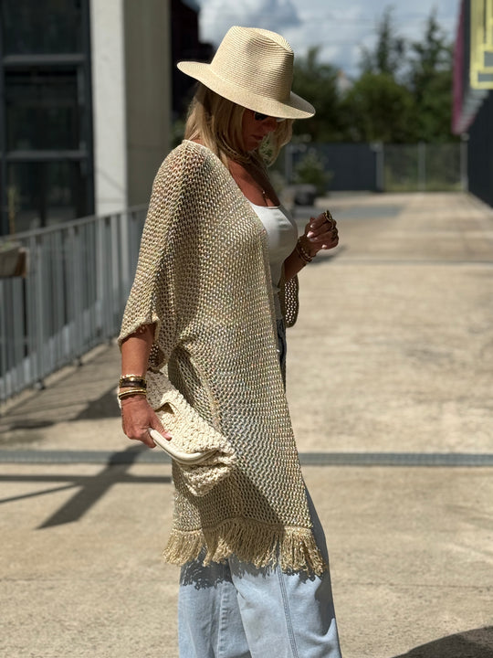 Kimono Crochet FRANGE 9032