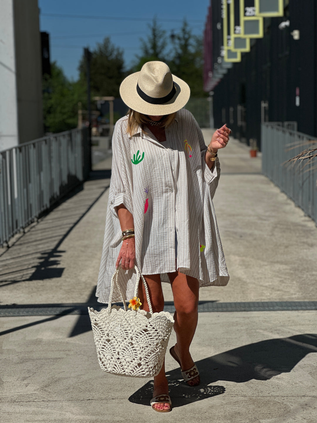 Grand sac maille tressée