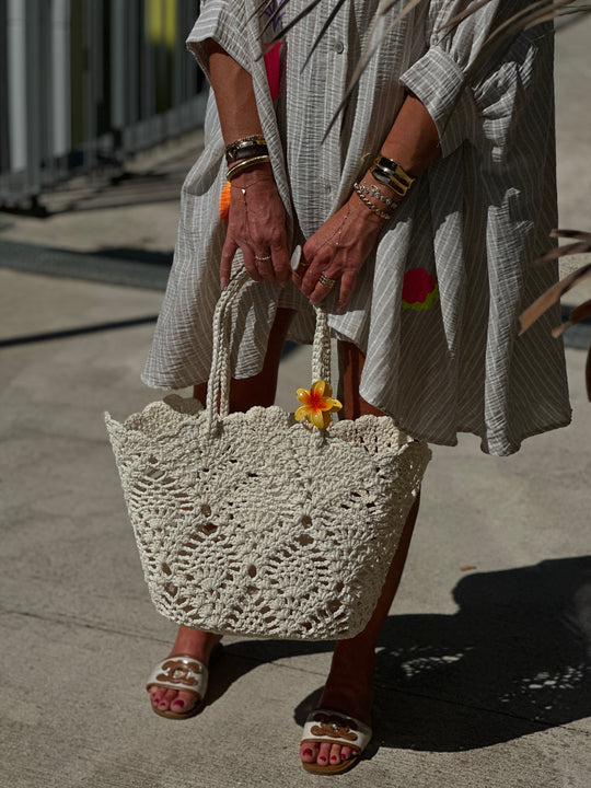 Grand sac maille tressée