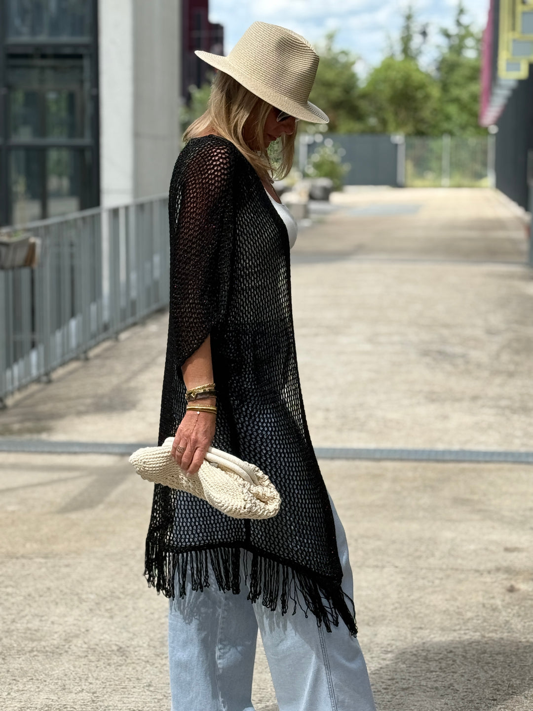 Kimono Crochet FRANGE 9032
