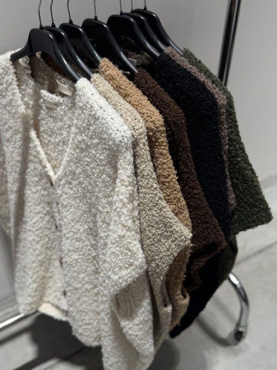 Pull gilet bouton 72888