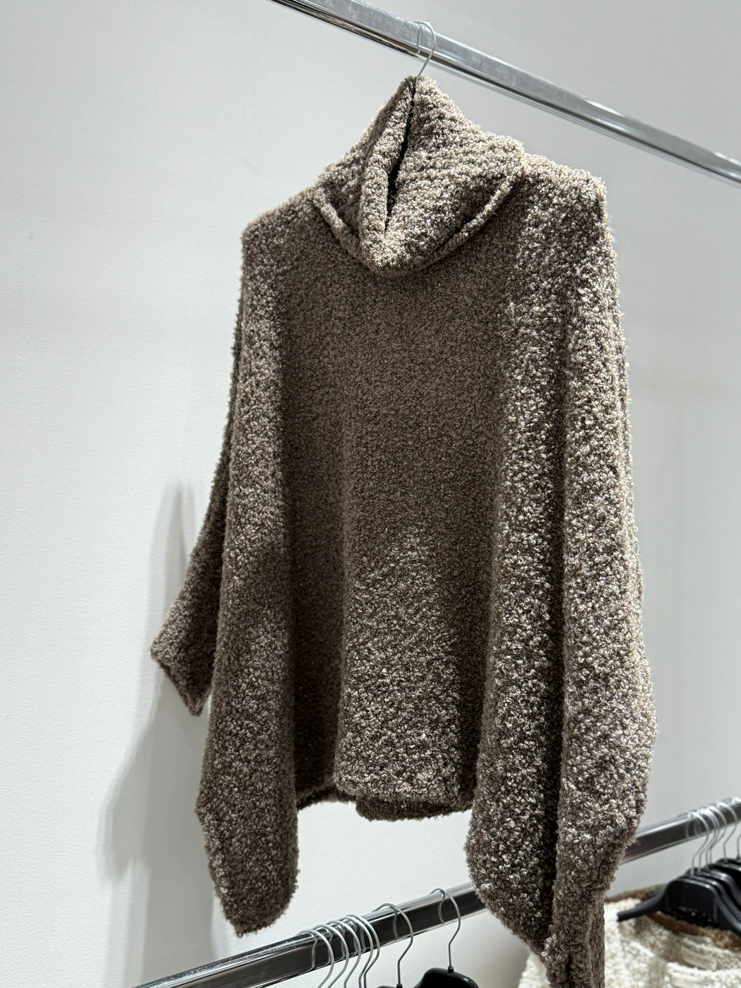 Pull maille colle roule 72913