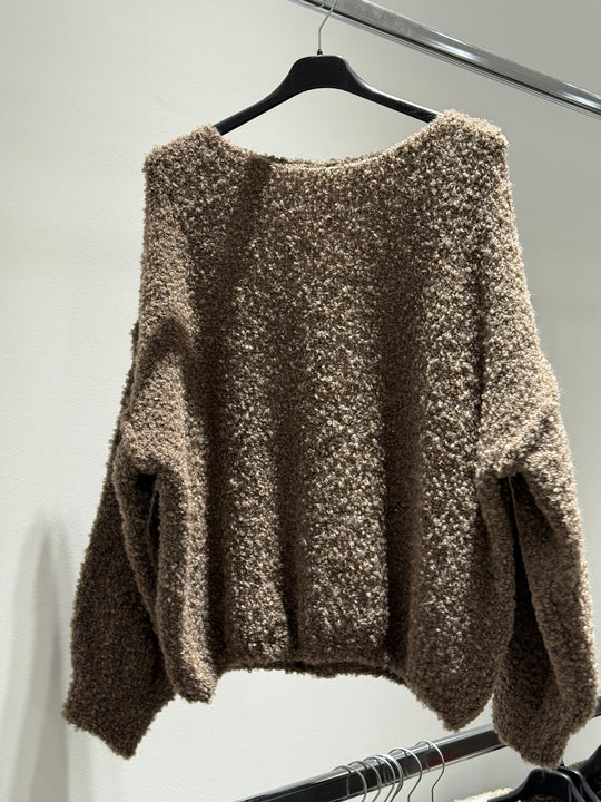 Pull maille colle rond 72806