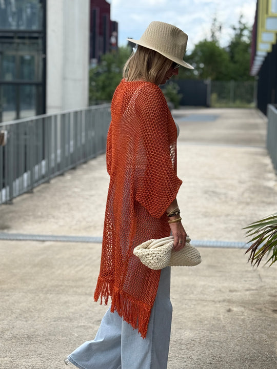 Kimono Crochet FRANGE 9032