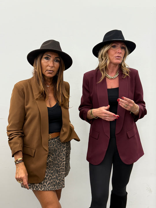 Blazer retroussée