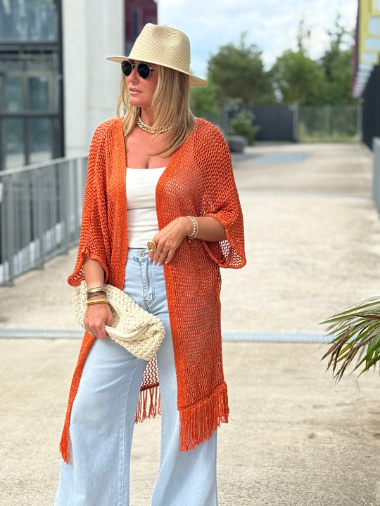 Kimono Crochet FRANGE 9032
