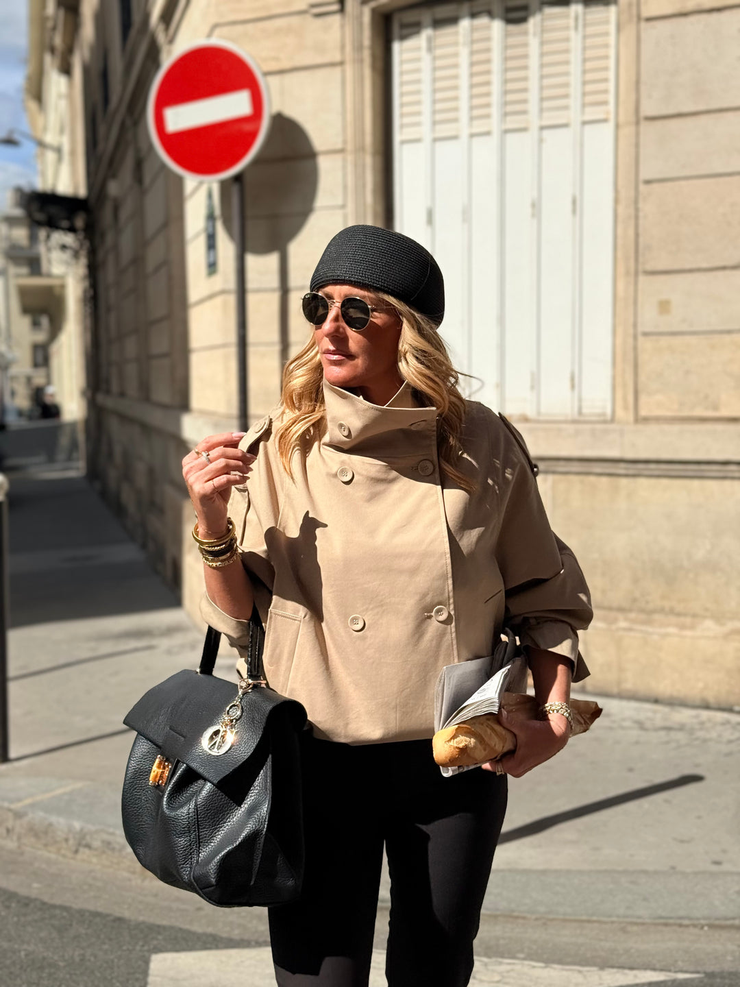 Veste trench Col montant 26099 beige