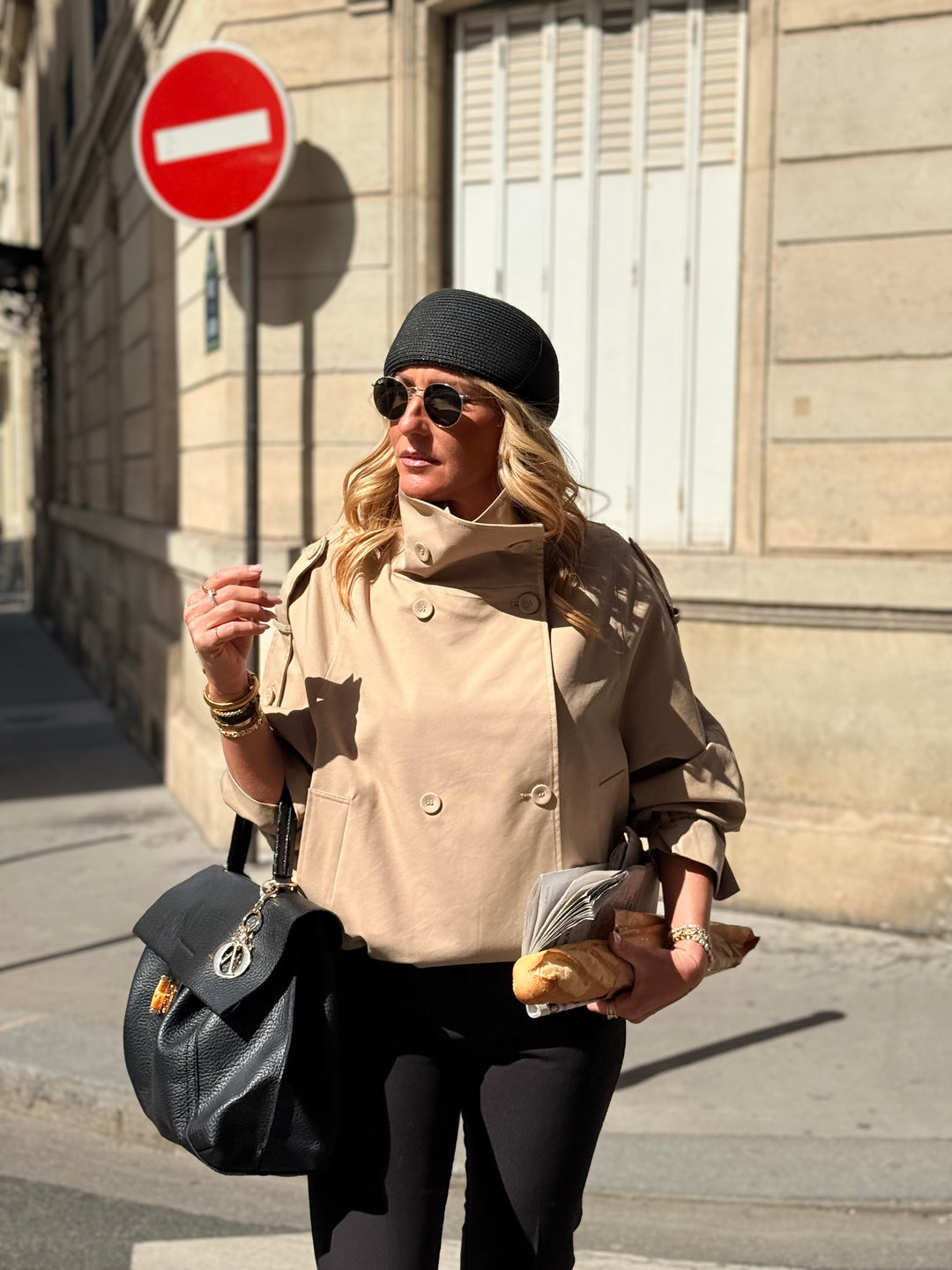 Veste trench Col montant 26099 beige