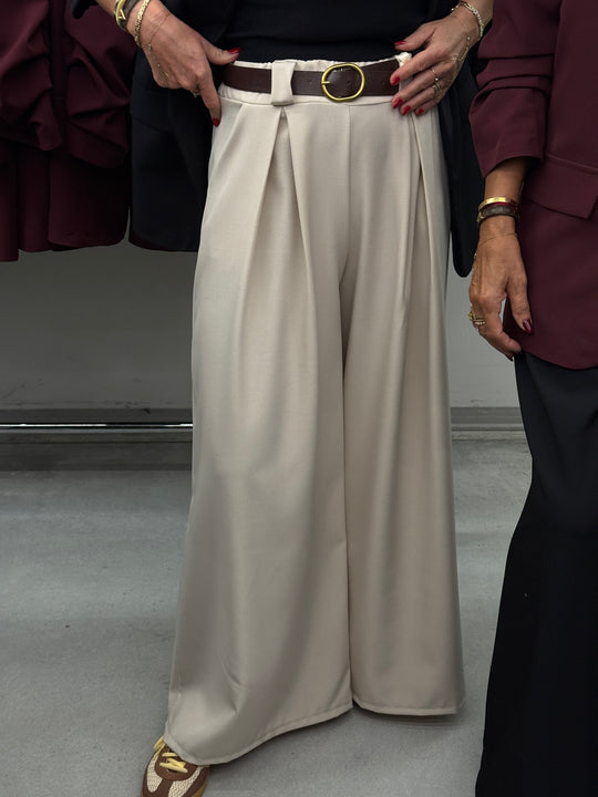 Pantalon pince palazzo