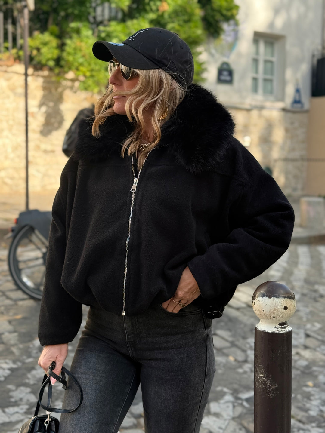 Bombers lainer col Noir 202349