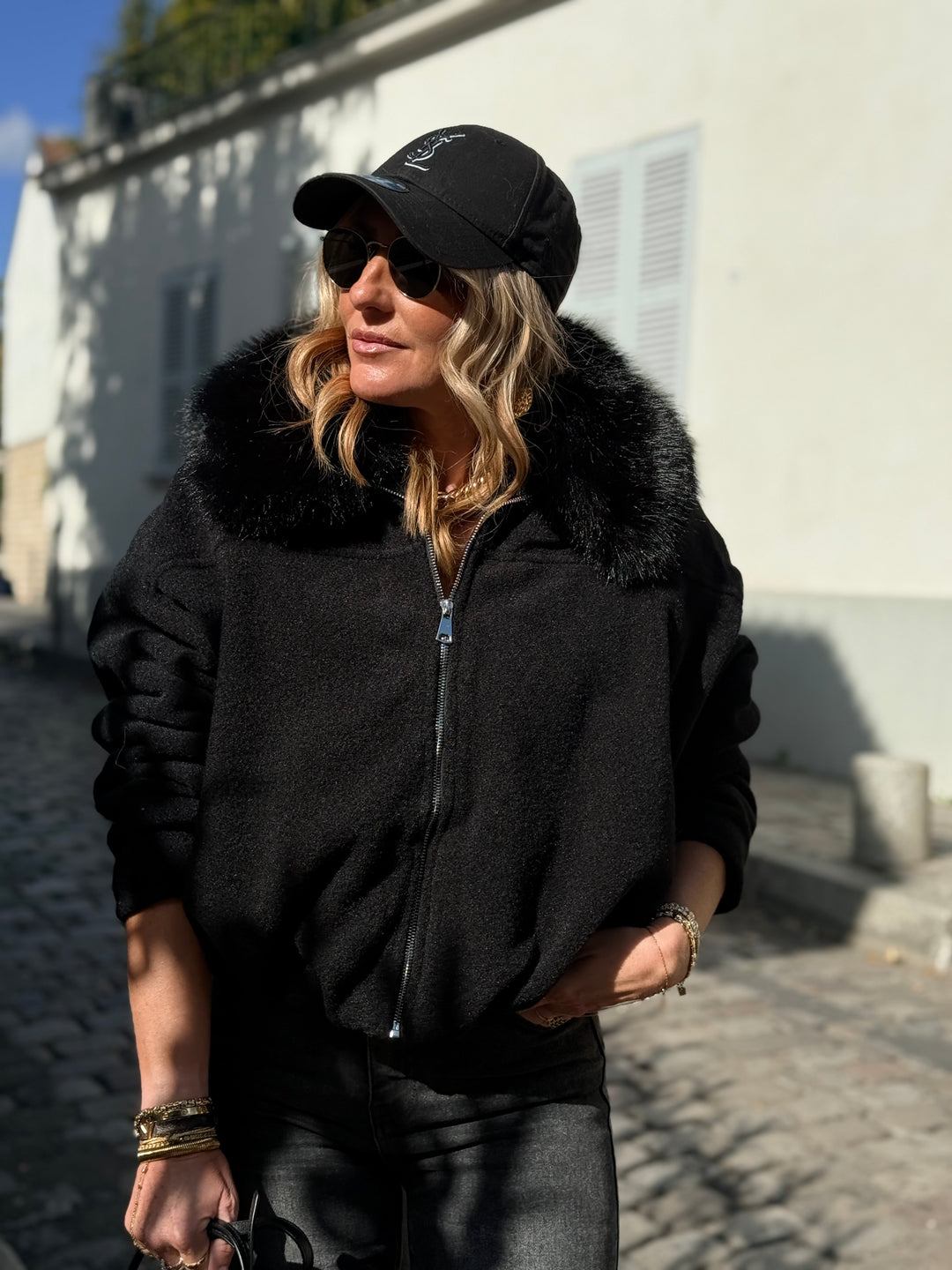 Bombers lainer col Noir 202349