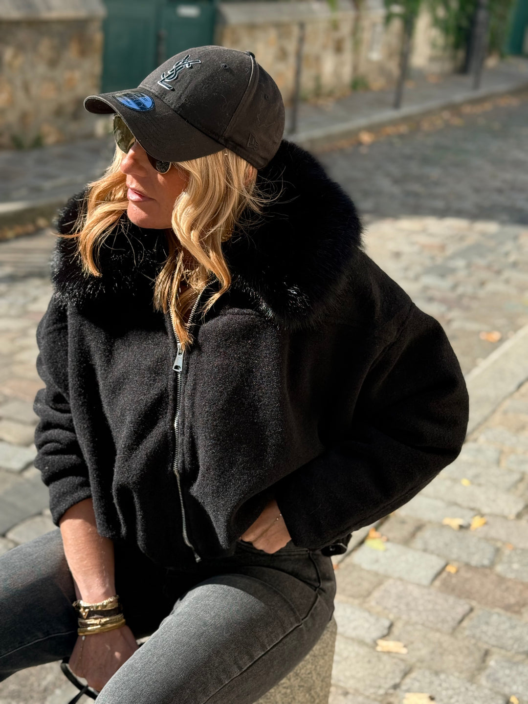 Bombers lainer col Noir 202349
