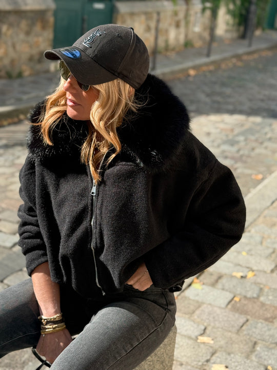 Bombers lainer col Noir 202349