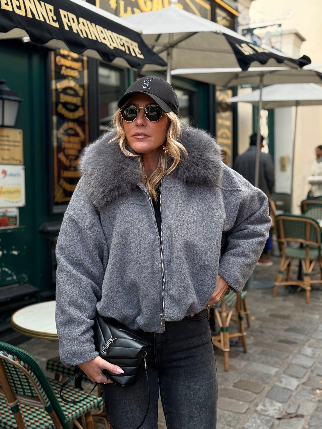 Bombers lainer col Gris 202349