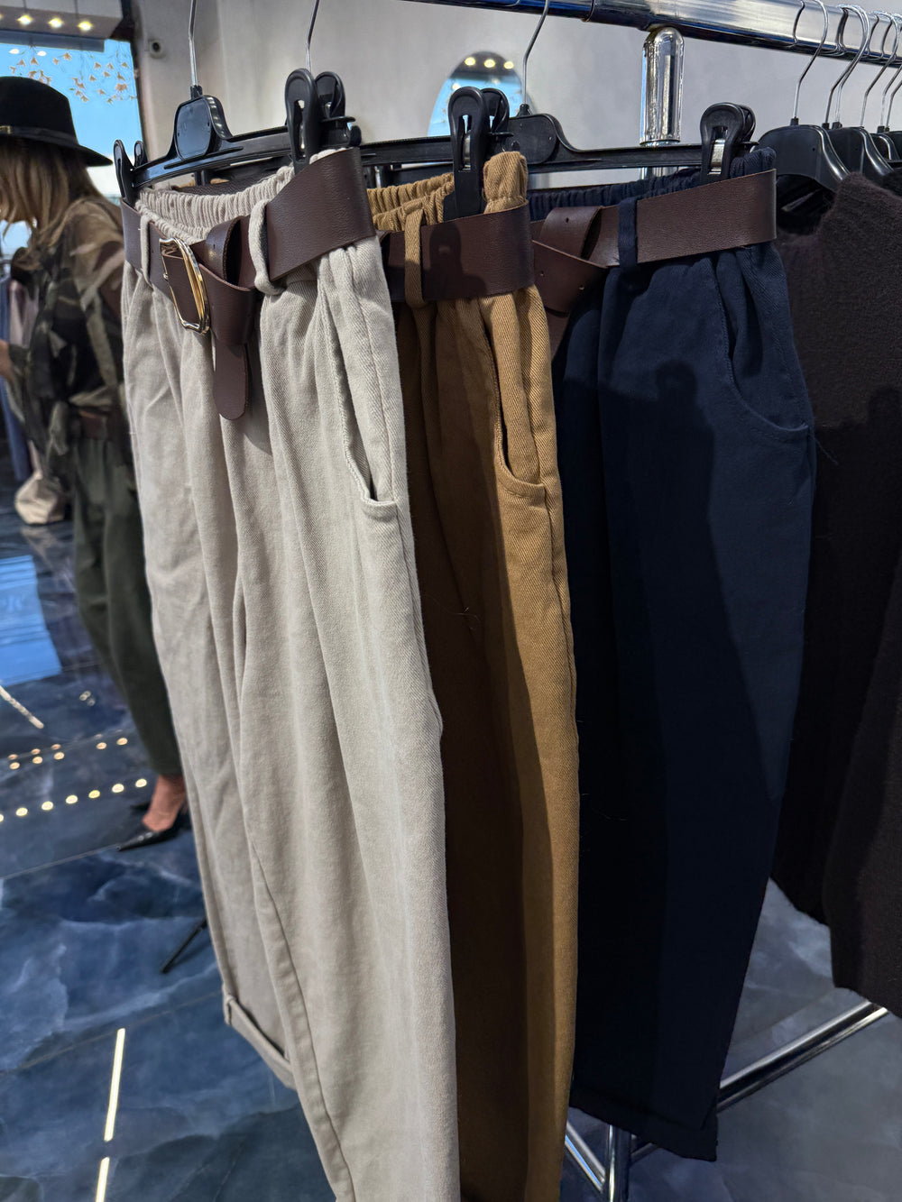 Pantalon carottes cotons