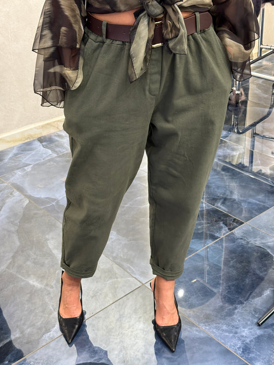 Pantalon carottes cotons