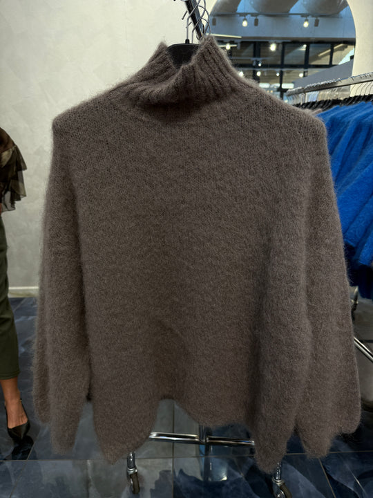 Pull mohair manches longues 11411