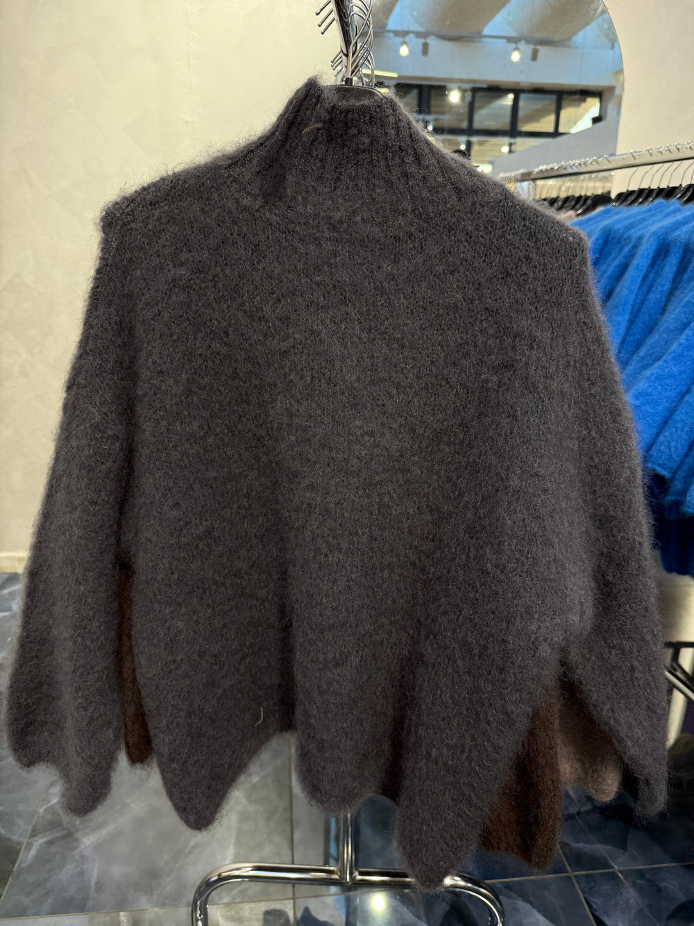 Pull mohair manches longues 11411