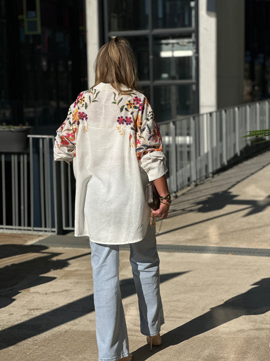 Chemise imprimée fleuri