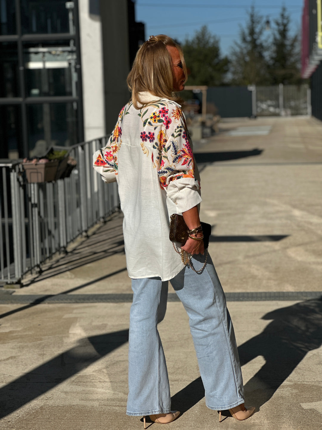 Chemise imprimée fleuri