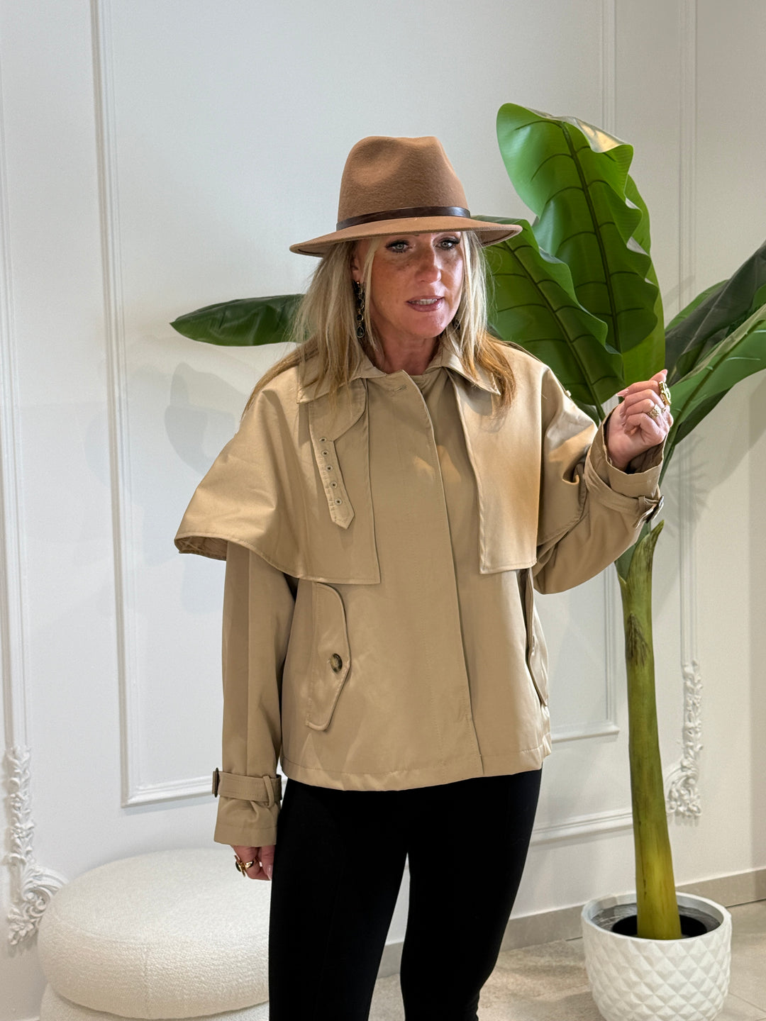 Trench cape camel 30190