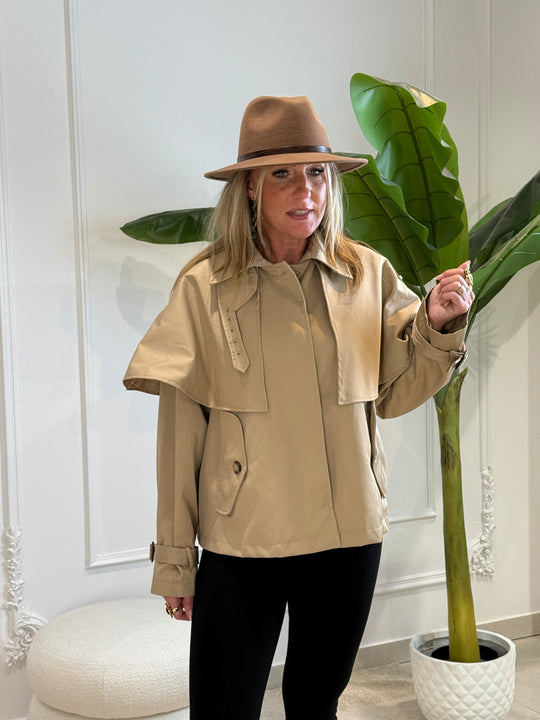 Trench cape camel 30190