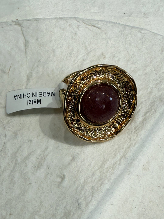 Bague rond/rose (élastique)