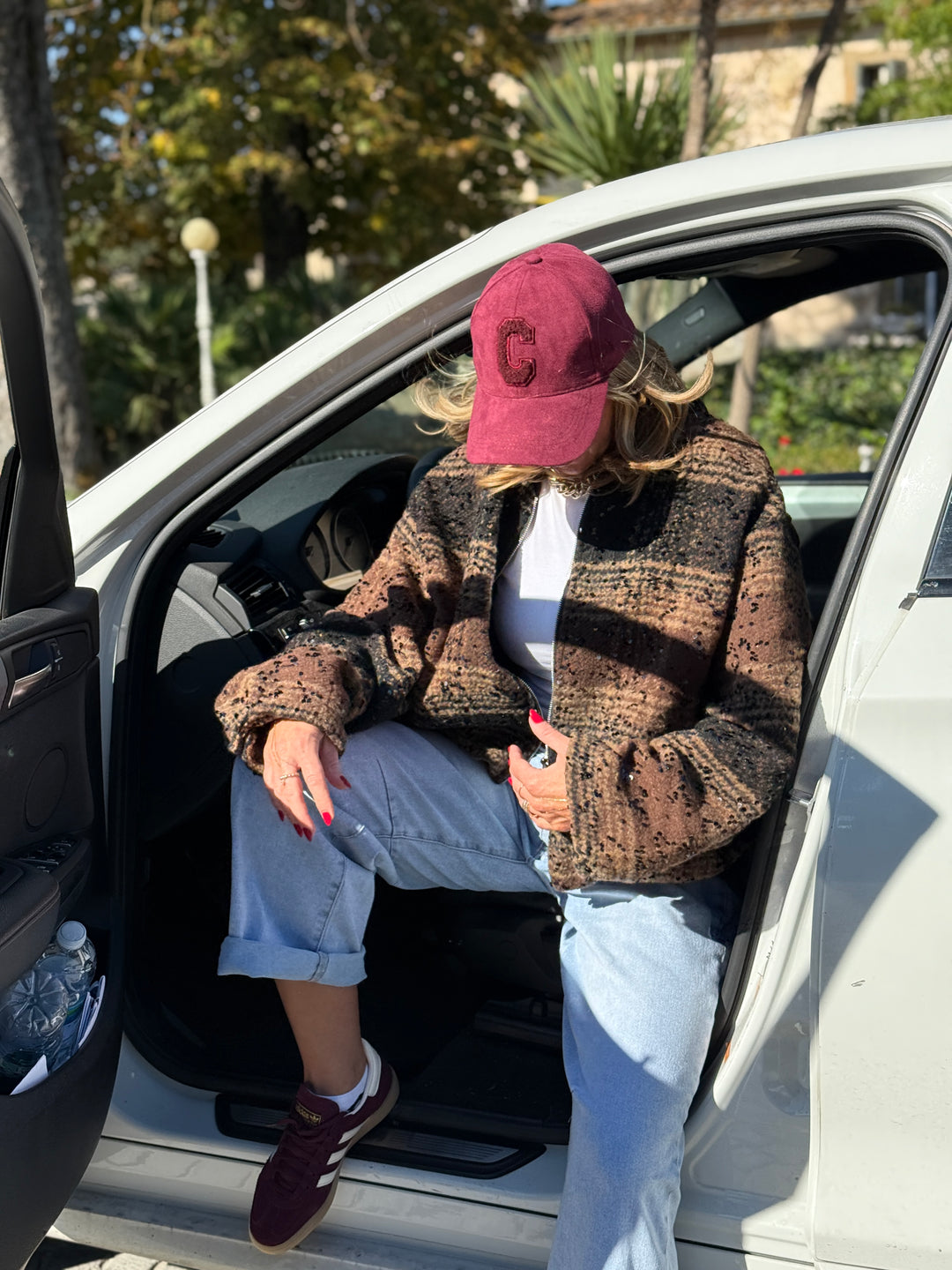 Bombers lainer paillette choco/noir 1858