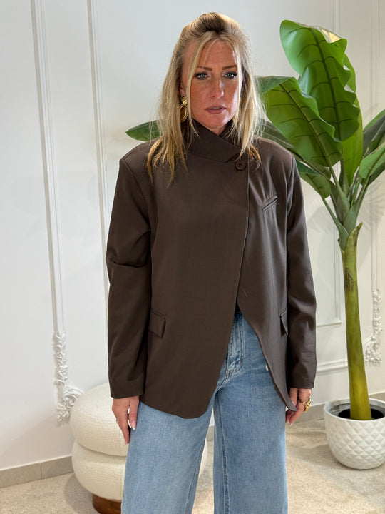 blazer col croisée Choco Inès 2520