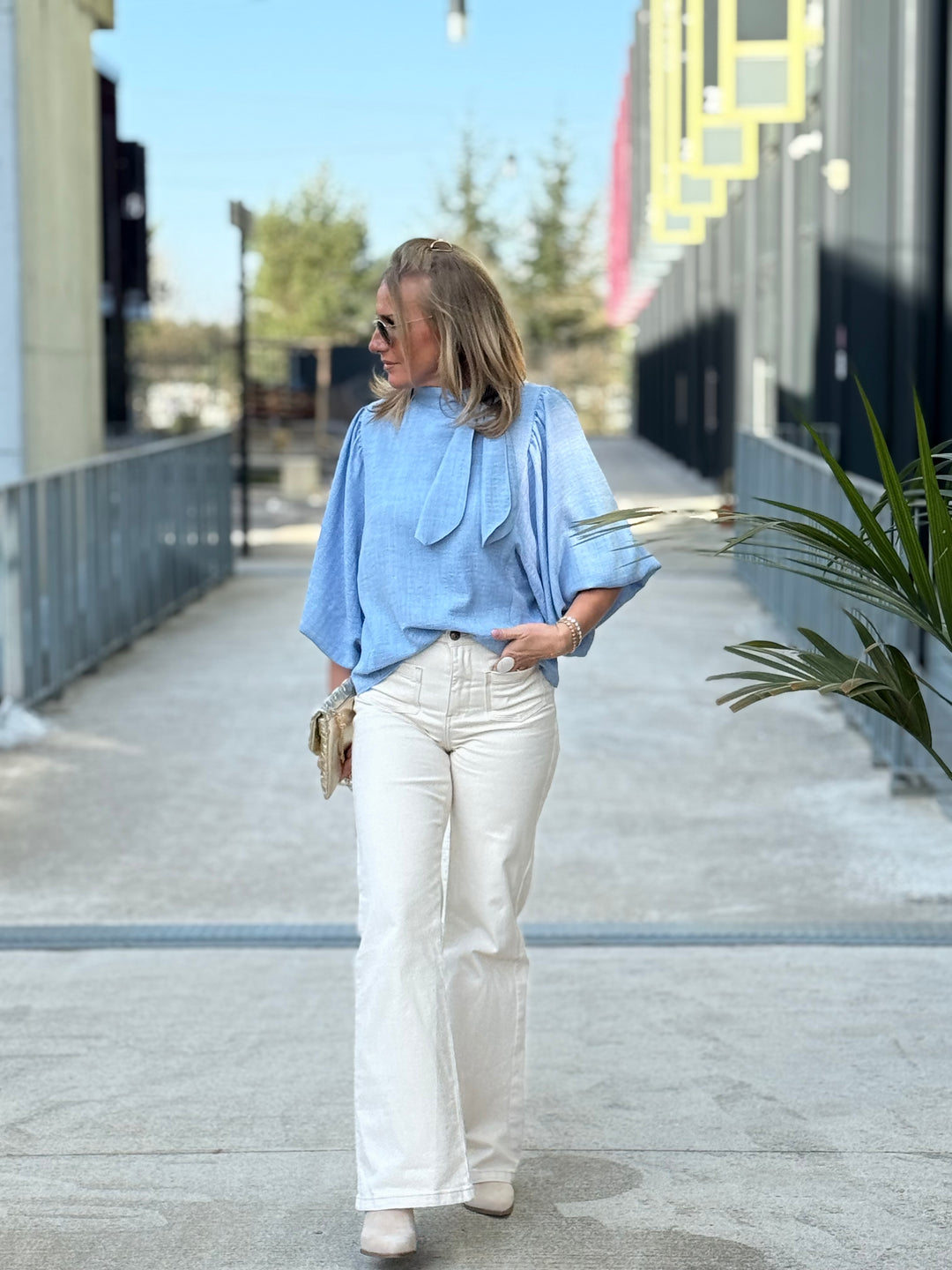 Blouse Amanda bleu