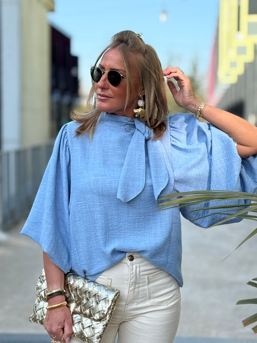 Blouse Amanda bleu