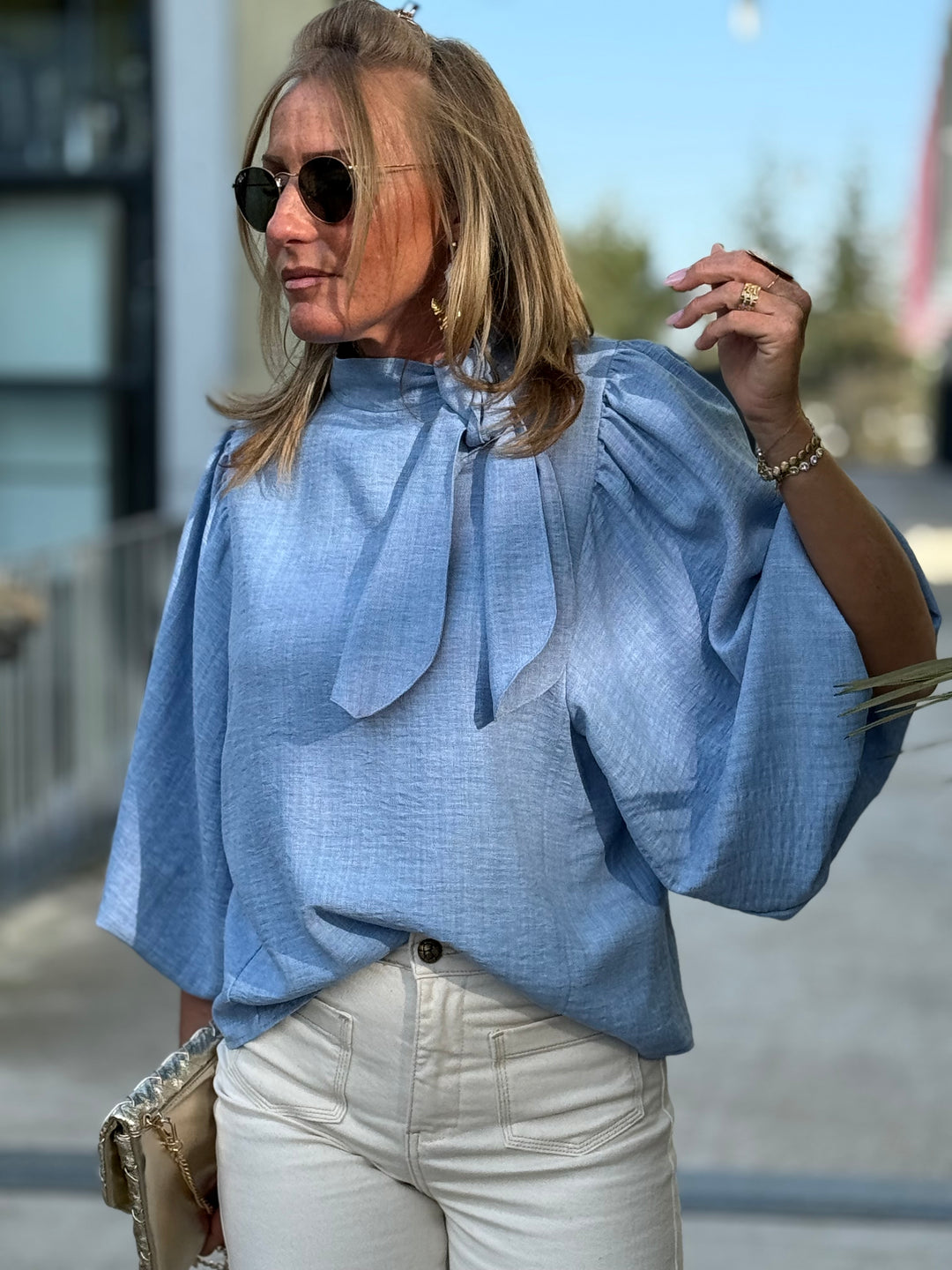 Blouse Amanda bleu