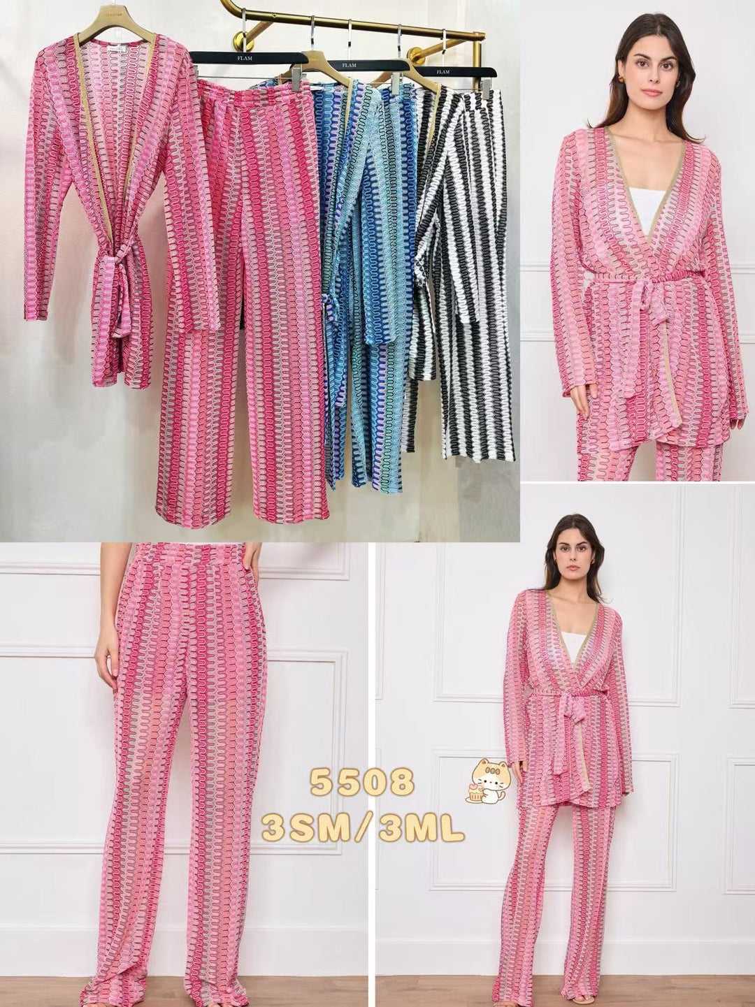 Ensemble pantalon kimono 5508