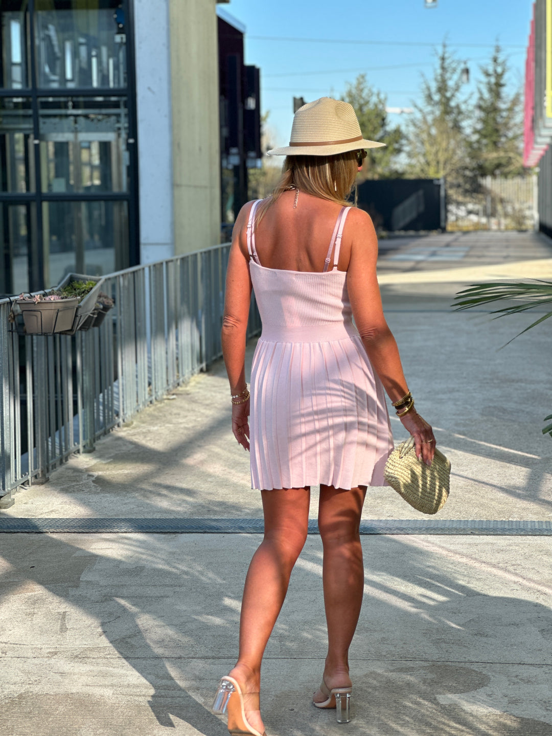 Robe volant Rose 081082