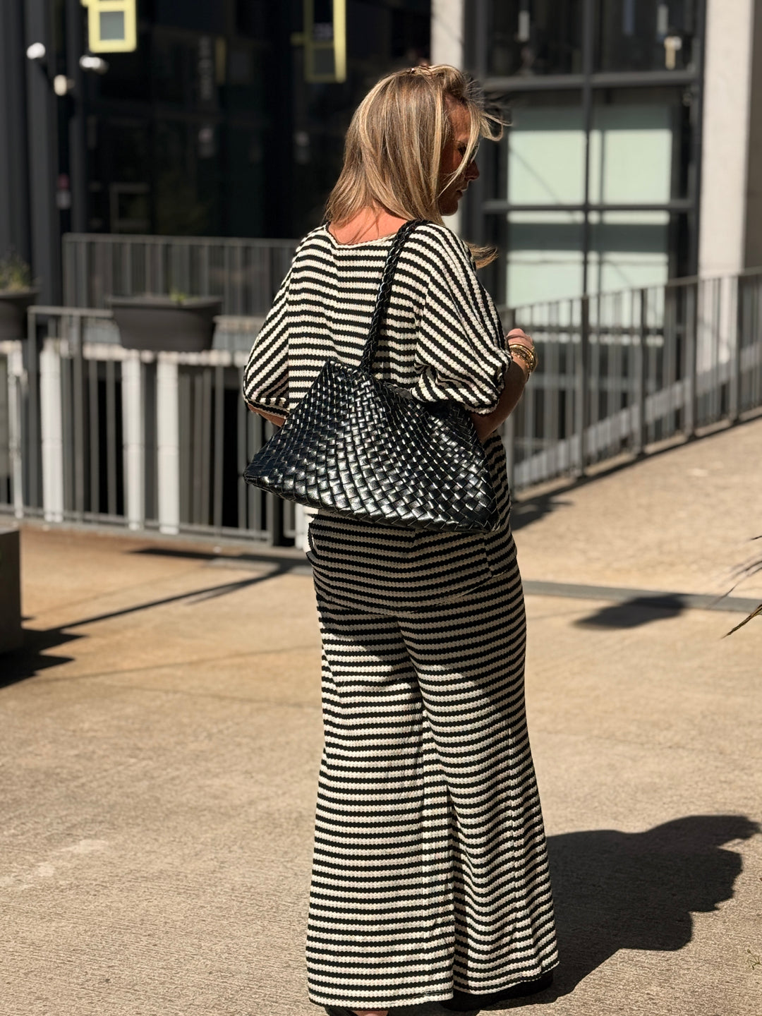 Sac tressé NOIR 8668